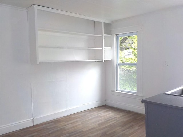 94 Locust St, Rochester, NY 14613 - unfurnished dining area with wood finished floors