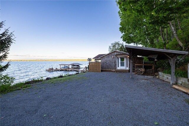 2171 Hansen Point Rd, Torrey, NY 14527 - dock area with a water view