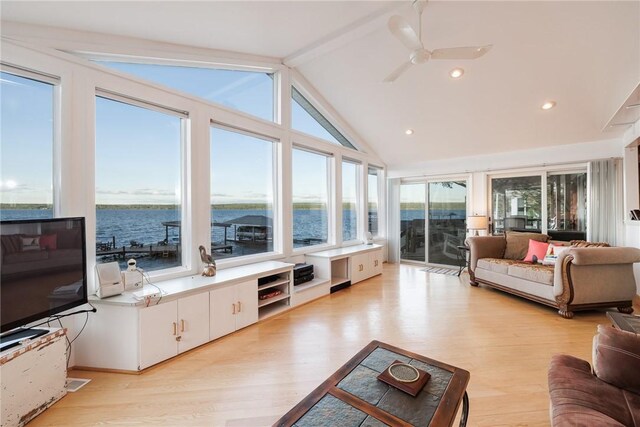 2171 Hansen Point Rd, Torrey, NY 14527 - sunroom with wood finished floors