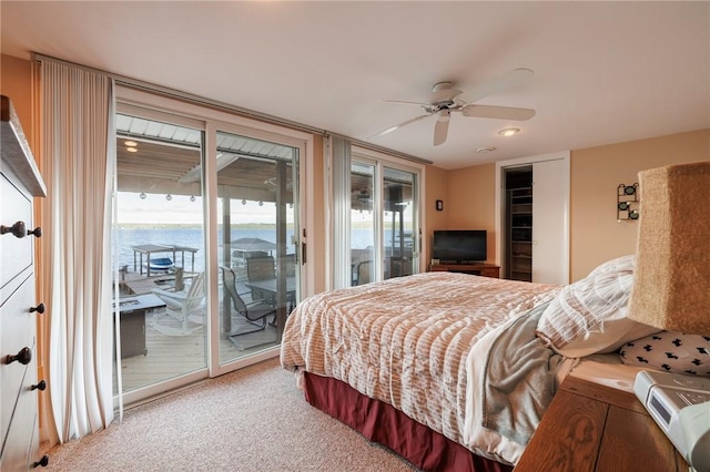 2171 Hansen Point Rd, Torrey, NY 14527 - bedroom featuring access to exterior and carpet floors