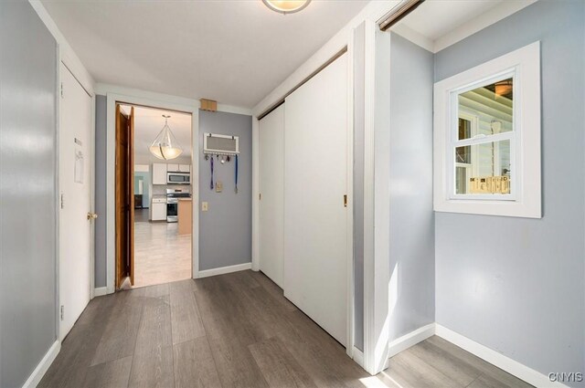 6 Viburnum Pl, New Hartford, NY 13413 - hallway featuring wood finished floors and baseboards