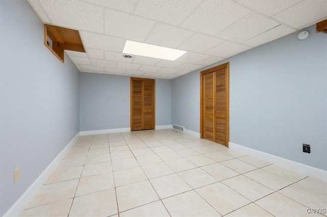 6 Viburnum Pl, New Hartford, NY 13413 - finished basement featuring a drop ceiling