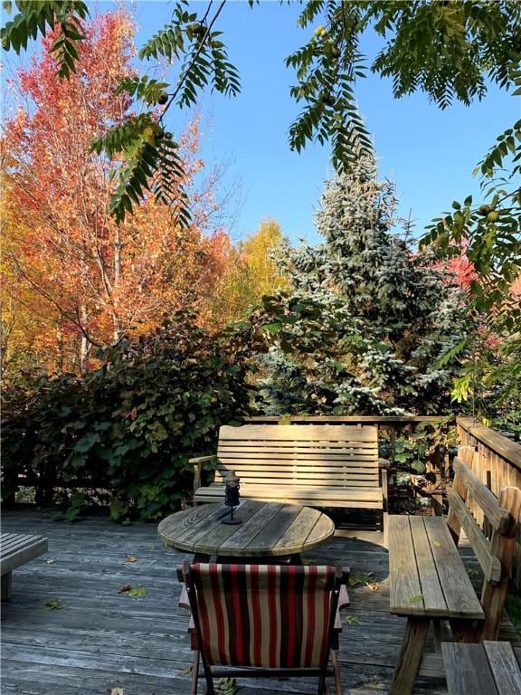 100 Clear Springs Ln, Middletown, NY 12430 - view of wooden terrace