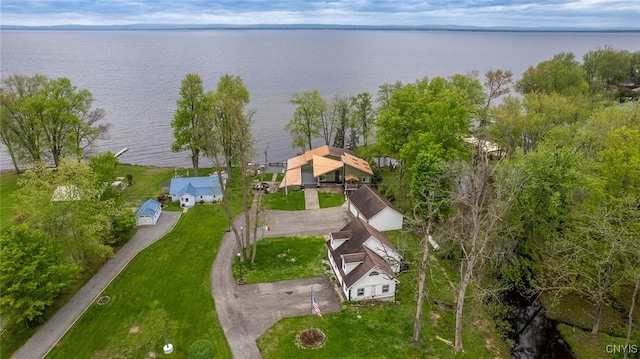 1079 State Route 49, Constantia, NY 13028 - aerial view of property and surrounding area featuring a nearby body of water