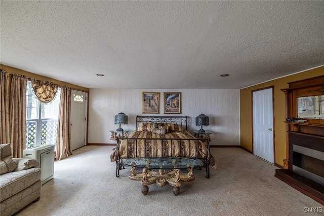 1079 State Route 49, Constantia, NY 13028 - bedroom with carpet, a textured ceiling, and baseboards