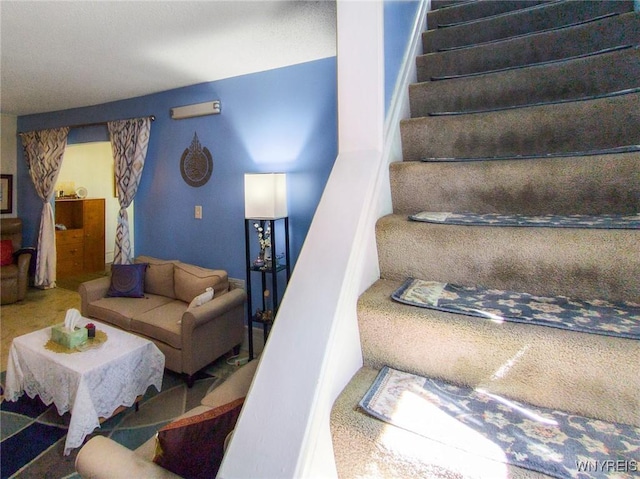 18 Rounds Ave, Buffalo, NY 14215 - stairway with carpet flooring