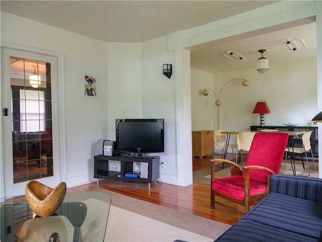 36 Pinetree Ln, Middletown, NY 12430 - living area featuring wood finished floors and baseboards