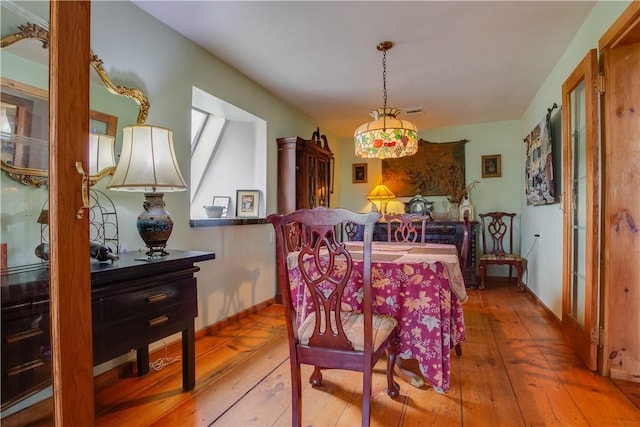 278 Taylor Rd, Jefferson, NY 12167 - dining area featuring hardwood / wood-style flooring and baseboards