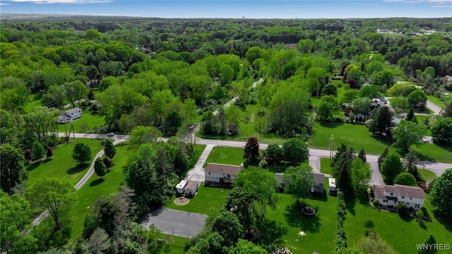 591 Girdle Rd, Elma, NY 14052 - bird's eye view of a heavily wooded area
