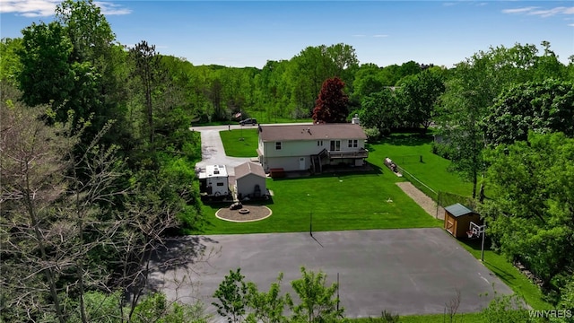 591 Girdle Rd, Elma, NY 14052 - view of subject property with a forest