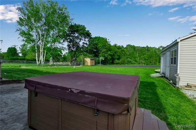 591 Girdle Rd, Elma, NY 14052 - view of yard with a hot tub