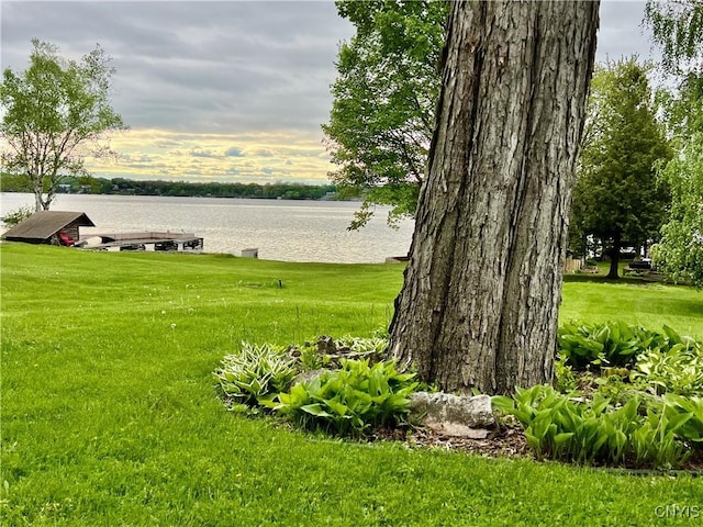 9A Lina St, Morristown, NY 13669 - view of grassy yard featuring a water view