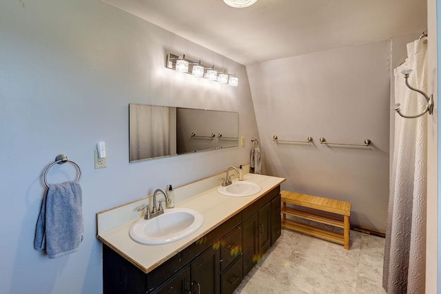 2165 Hamden Hill Rd, Hamden, NY 13782 - full bath with double vanity