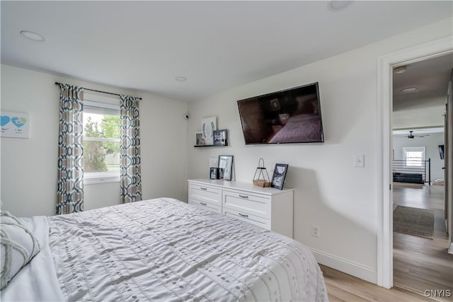 436 Centre St, Cape Vincent, NY 13618 - bedroom featuring light wood-style floors and baseboards