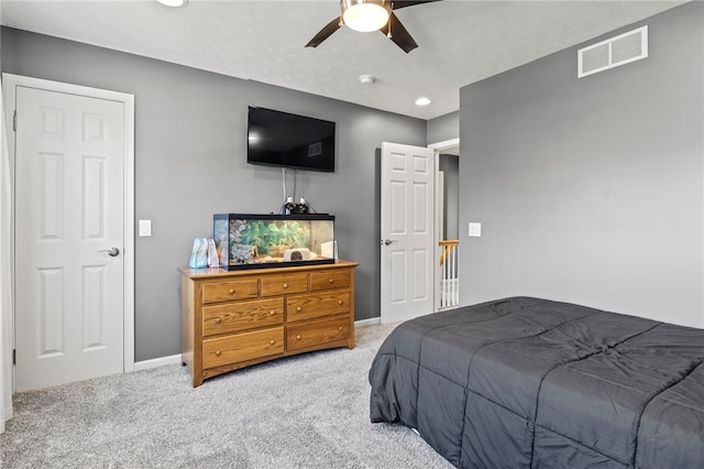 1030 Whistlers Cove Ln, Greece, NY 14612 - bedroom with carpet flooring, baseboards, and ceiling fan