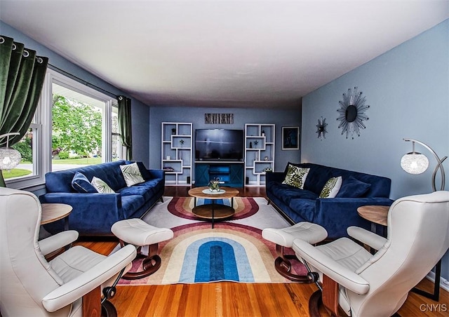 106 Peterson Dr, Camillus, NY 13031 - living area featuring wood finished floors