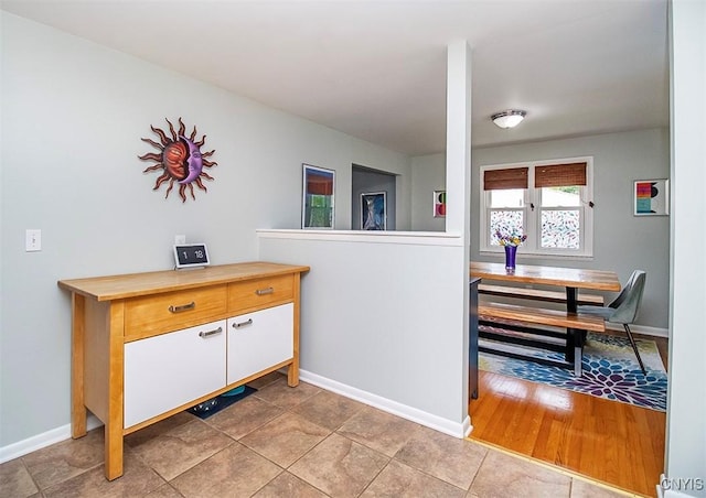 106 Peterson Dr, Camillus, NY 13031 - interior space featuring baseboards and light tile patterned flooring