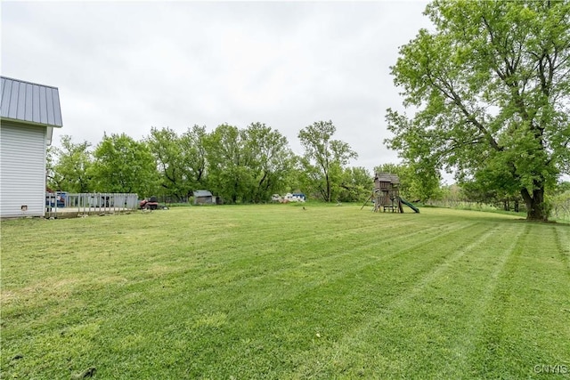 44191 Lime St, Wilna, NY 13665 - view of green lawn with a playground