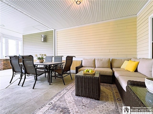 50 Lakeside Dr Unit C103, Ellery, NY 14712 - view of patio with outdoor lounge area and outdoor dining area