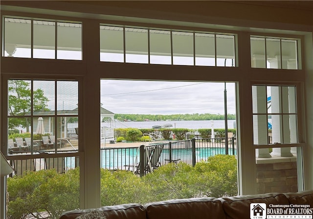 50 Lakeside Dr Unit C103, Ellery, NY 14712 - doorway featuring a water view