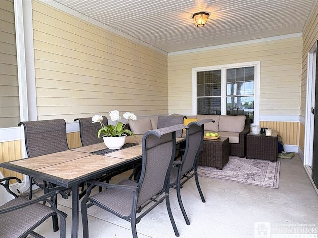 50 Lakeside Dr Unit C103, Ellery, NY 14712 - view of patio / terrace featuring outdoor dining area and outdoor lounge area