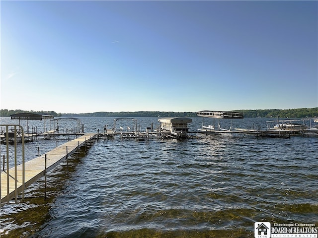50 Lakeside Dr Unit C103, Ellery, NY 14712 - dock with a water view and boat lift