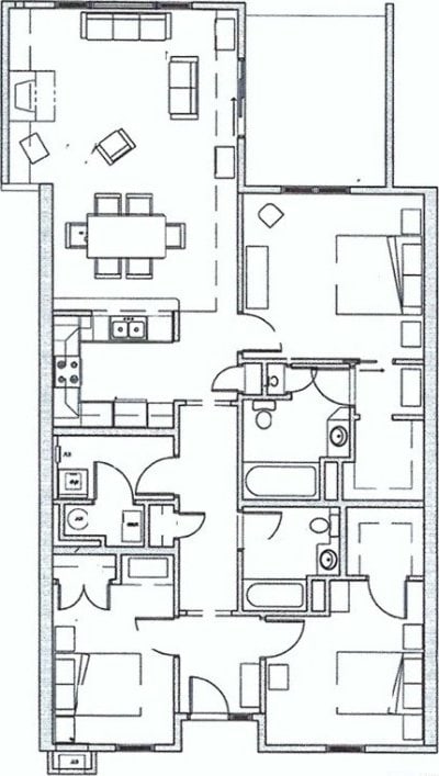50 Lakeside Dr Unit C103, Ellery, NY 14712 - floor plan / room layout
