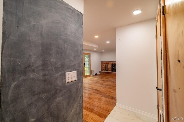 7634 Anne Ter, Clay, NY 13212 - hall with recessed lighting and baseboards