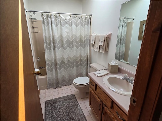 70 Crestway Ln, Greece, NY 14612 - bathroom with toilet, tile patterned flooring, vanity, and shower / bath combo