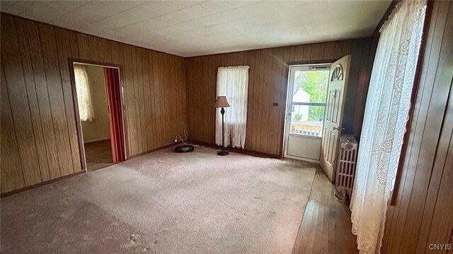 318 Boyden St, Syracuse, NY 13203 - unfurnished room with wood walls