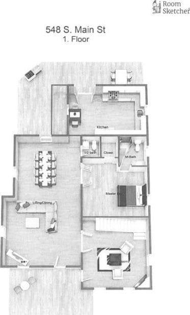 548 S Main St, Elmira-City, NY 14904 - room layout