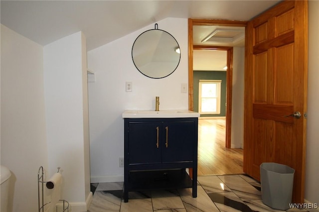 21 Maple St, Evans, NY 14006 - bathroom with vanity and tile patterned flooring