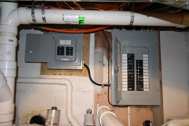 21 Maple St, Evans, NY 14006 - utility room featuring electric panel