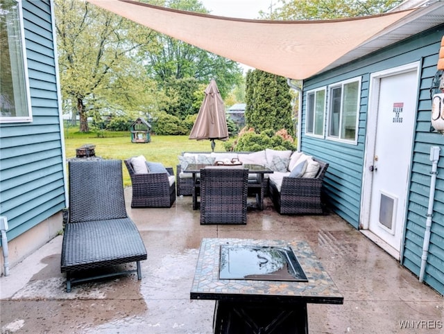 343 Carrollwood Dr, Porter, NY 14174 - view of patio with an outdoor living space