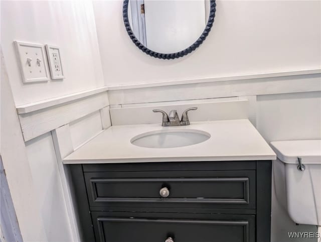 343 Carrollwood Dr, Porter, NY 14174 - half bathroom with vanity and toilet