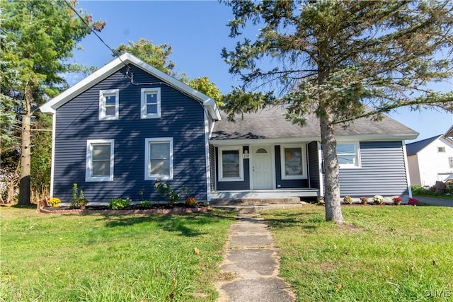 118 Leray St, Le Ray, NY 13612 - view of front of home featuring a front yard and covered porch