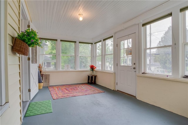 54 Beaver St, Otsego, NY 13326 - sunroom / solarium with concrete floors and plenty of natural light