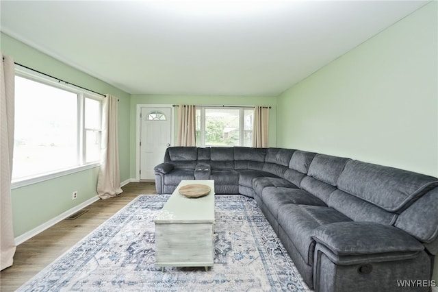 3564 Grafton Ave, Hamburg, NY 14219 - living room featuring wood finished floors and baseboards