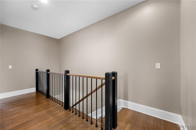 13 Ojibwa Cir, Buffalo, NY 14202 - stairs with baseboards and wood finished floors