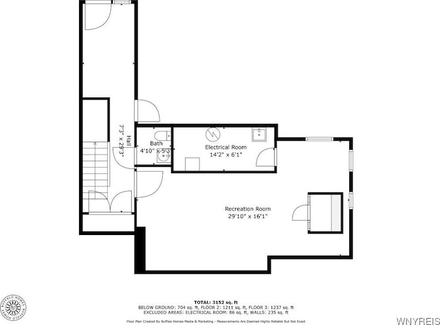 13 Ojibwa Cir, Buffalo, NY 14202 - floor plan / room layout