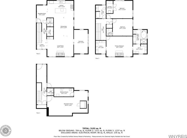 13 Ojibwa Cir, Buffalo, NY 14202 - floor plan / room layout