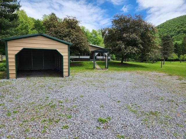 3483 First Fork Rd, Grove Twp, PA 15861 - view of detached garage