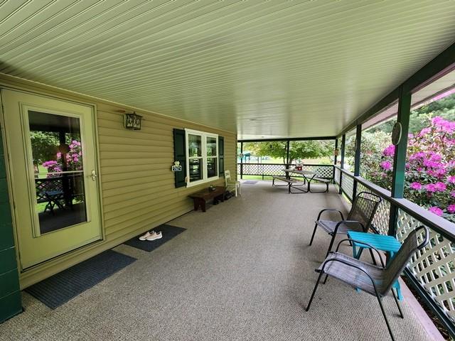 3483 First Fork Rd, Grove Twp, PA 15861 - view of sunroom / solarium