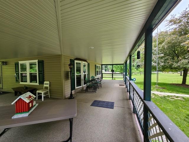 3483 First Fork Rd, Grove Twp, PA 15861 - view of patio