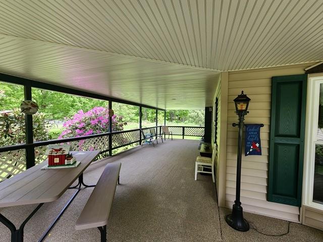 3483 First Fork Rd, Grove Twp, PA 15861 - view of covered porch