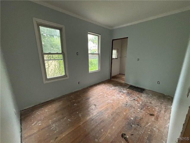 102 Milton Ave, Syracuse, NY 13204 - empty room with crown molding and wood finished floors