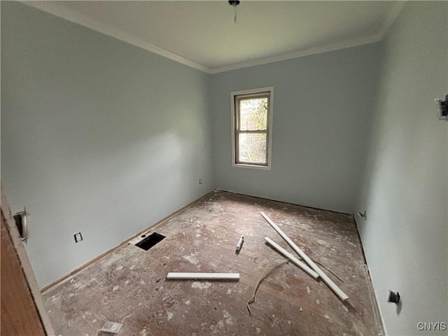 102 Milton Ave, Syracuse, NY 13204 - spare room with crown molding