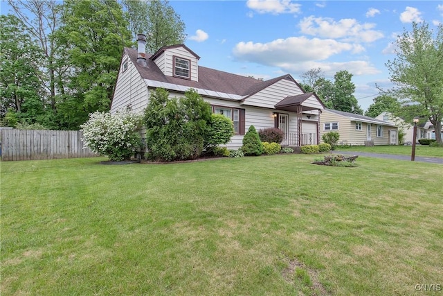 112 Vanida Dr, Camillus, NY 13031 - cape cod home featuring a chimney