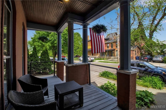509 Virginia St, Buffalo, NY 14202 - view of wooden porch