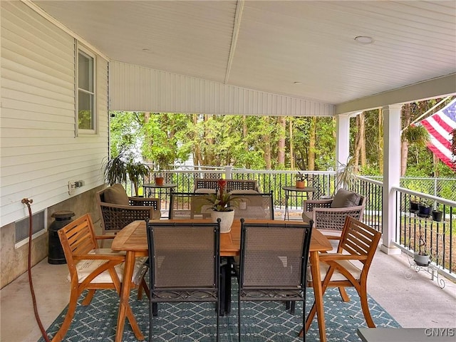 655 Glendale Pl, Deerfield, NY 13502 - view of patio / terrace featuring outdoor dining area